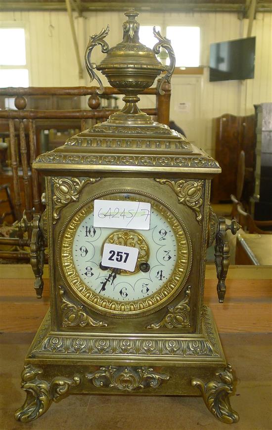 Brass clock